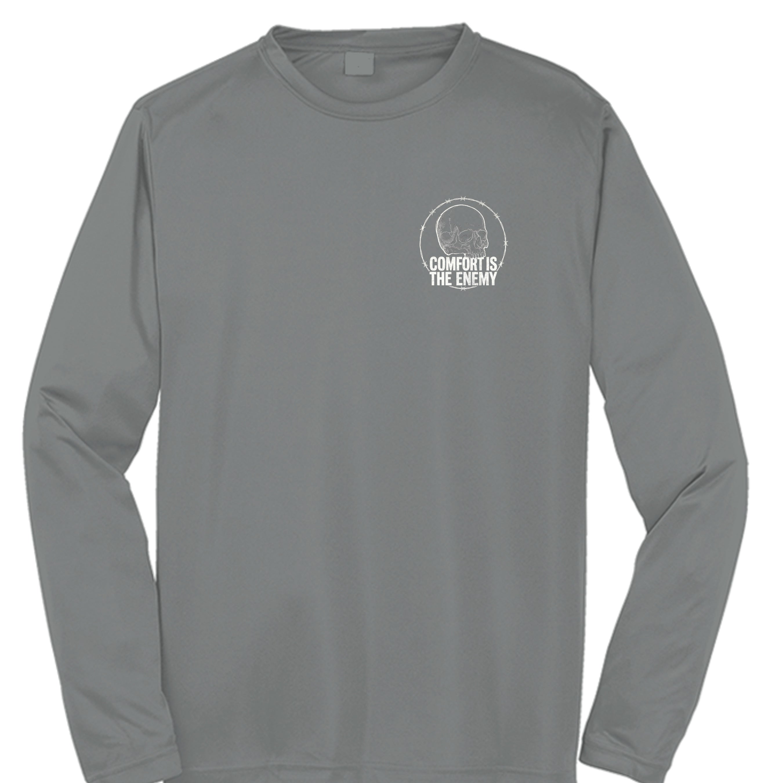 Iron Grey Heather - ST350LS - FRONT