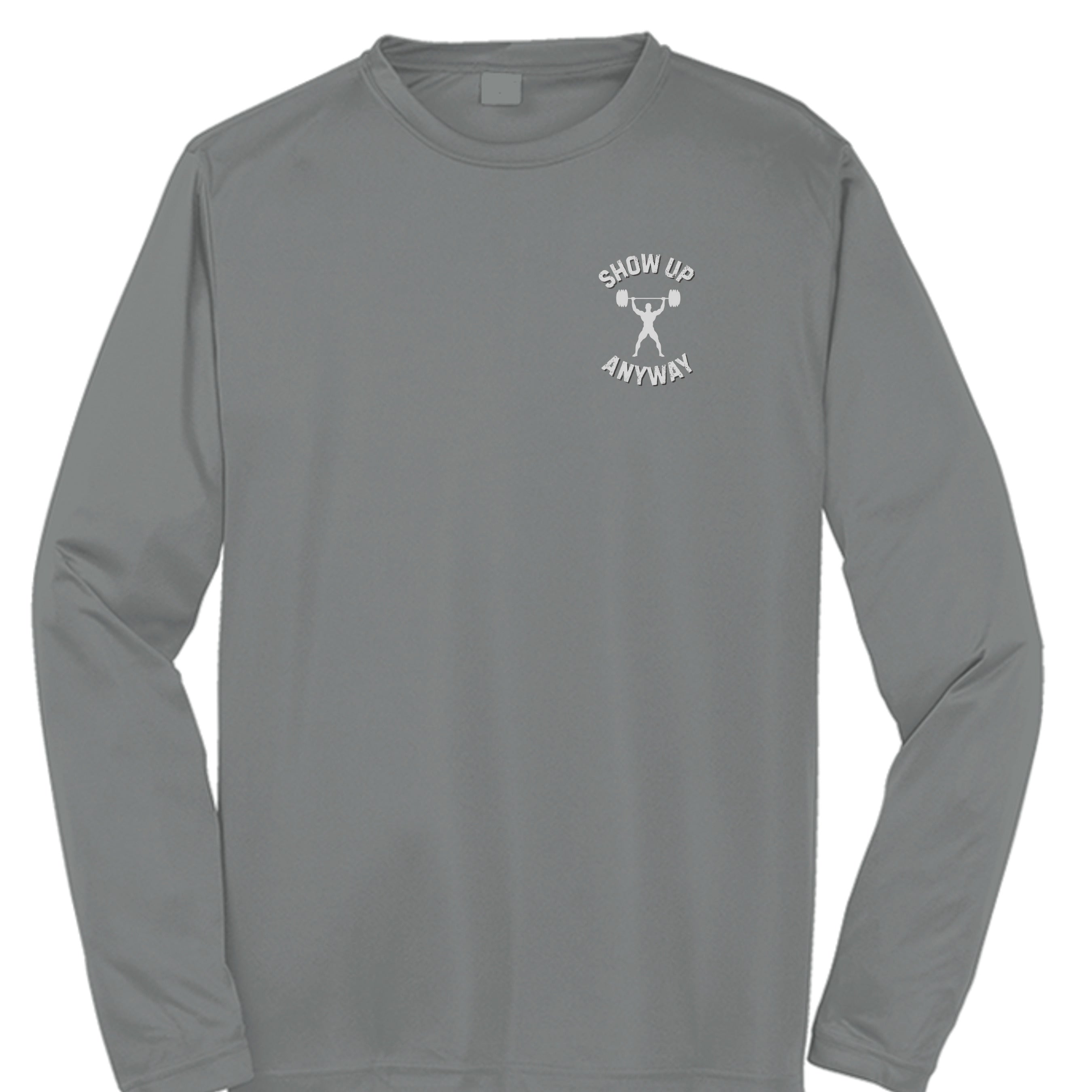 Iron Grey Heather - ST350LS - FRONT